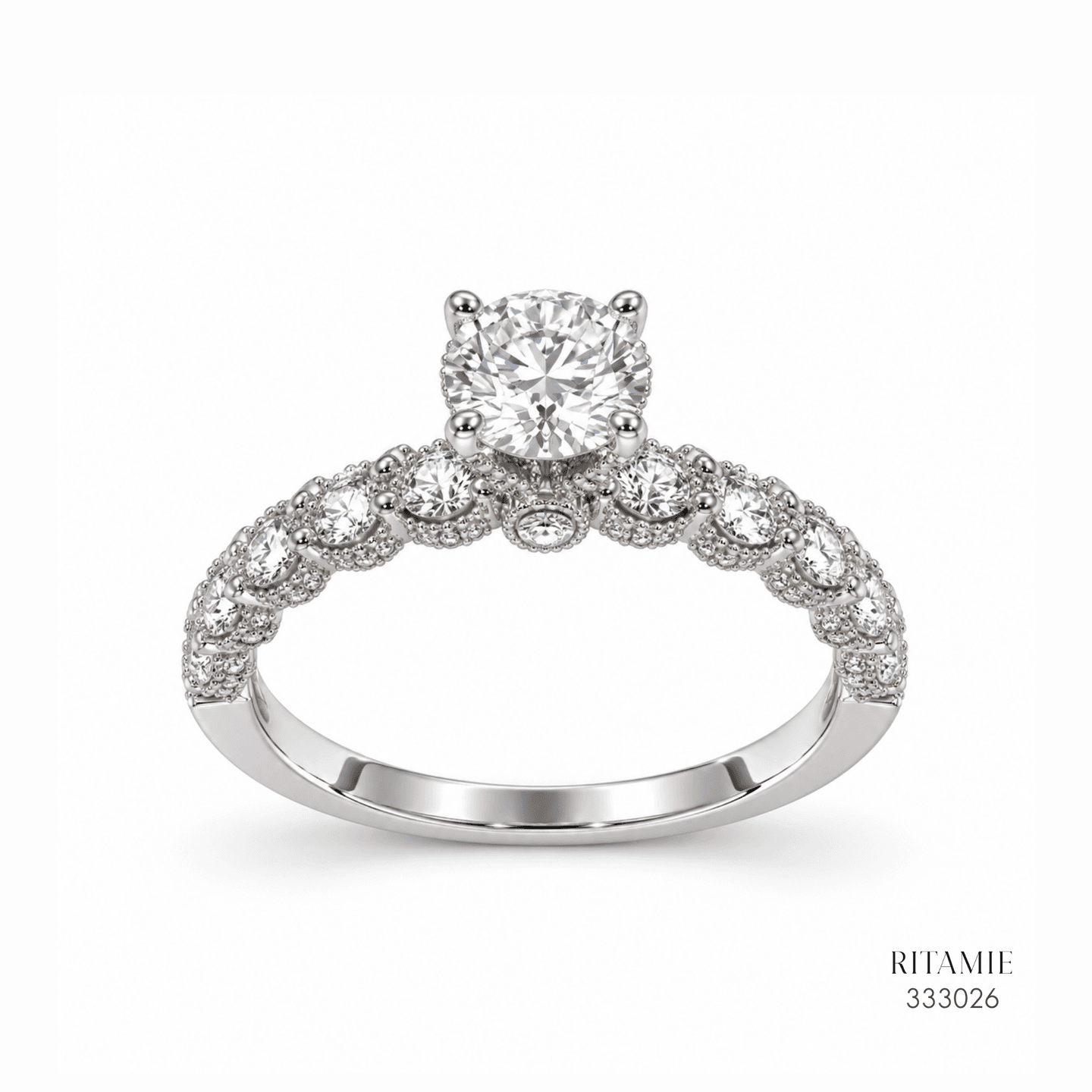 Round Diamond Engagement Ring 333026