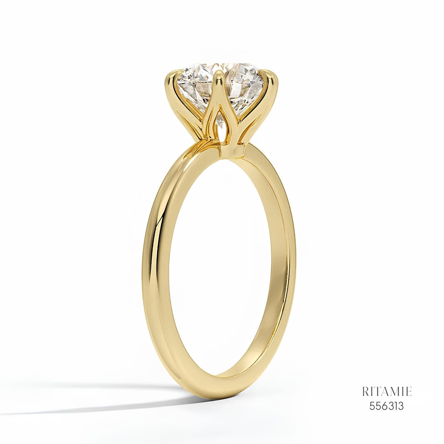 Classic Round Brilliant Solitaire Ring556313