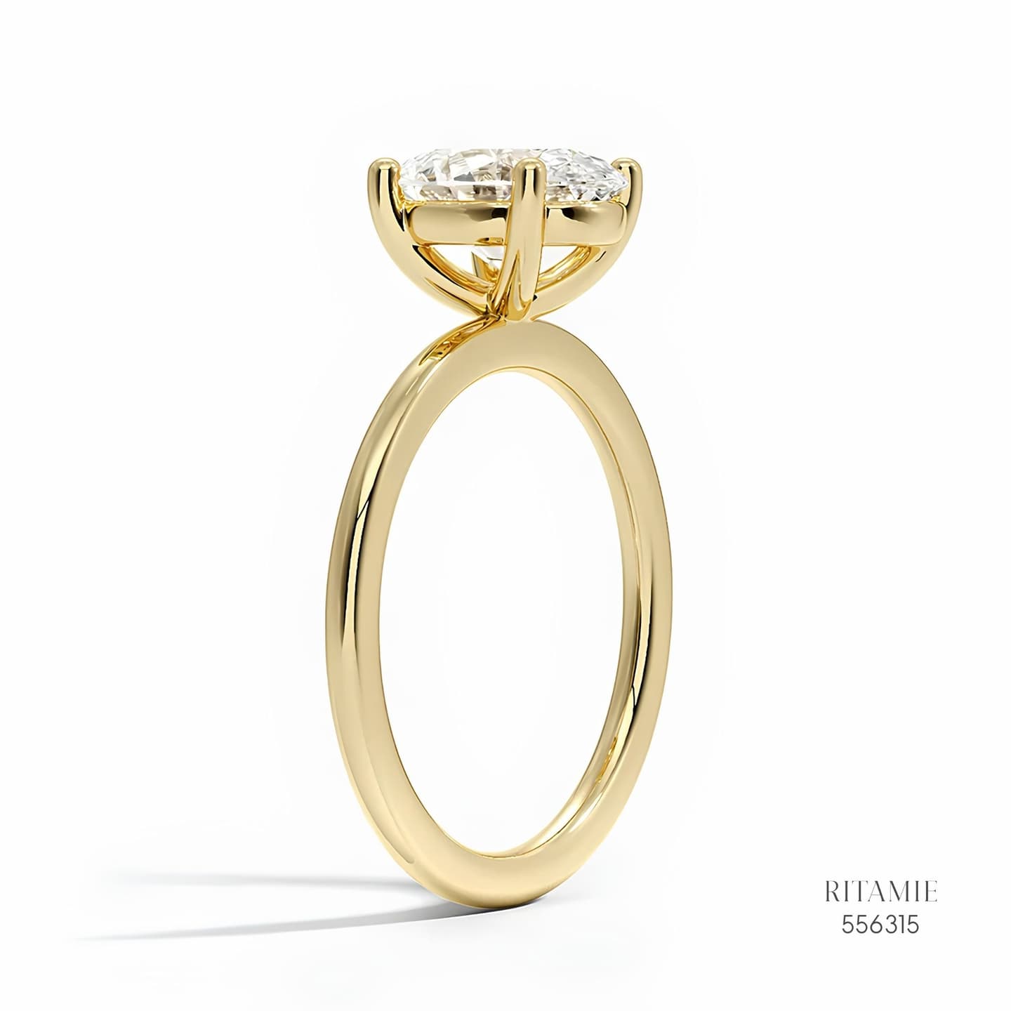 Round Brilliant Solitaire Lab-Grown Diamond Ring 556315