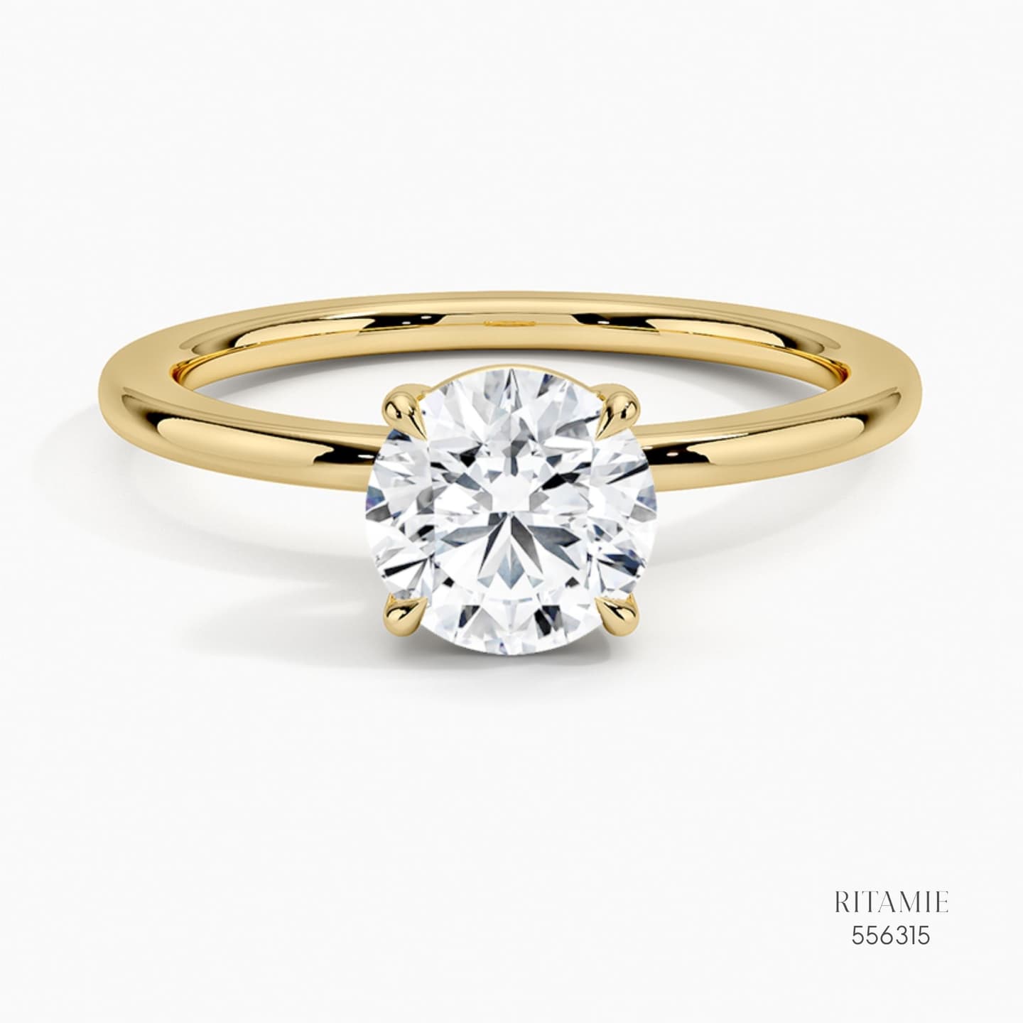 Round Brilliant Solitaire Lab-Grown Diamond Ring 556315