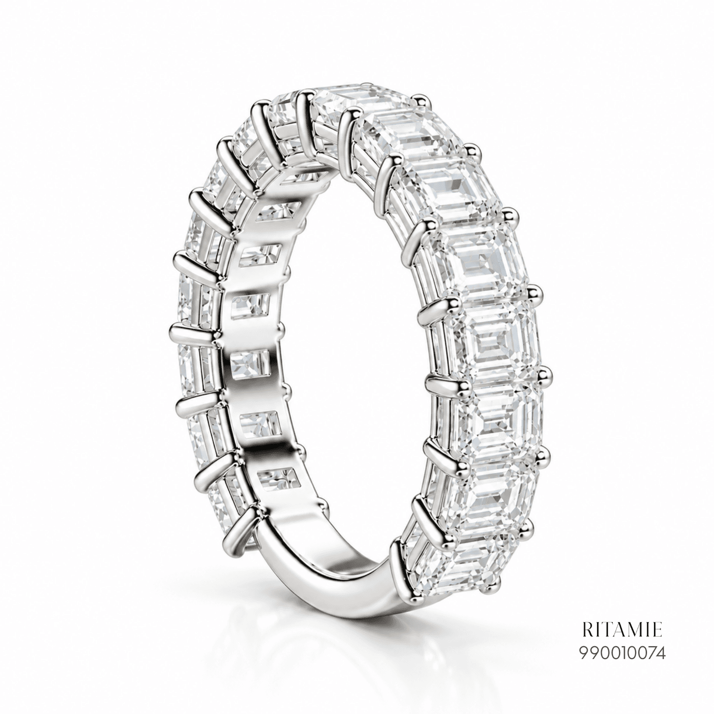 Emerald Cut Diamond Eternity Ring 990010074