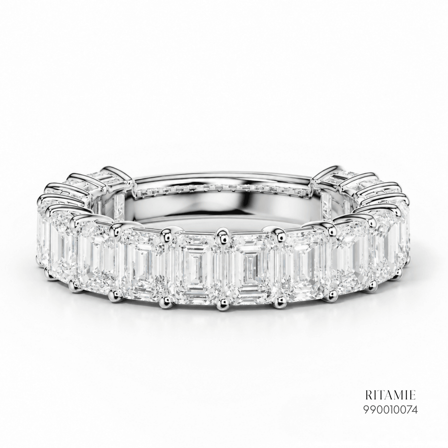 Emerald Cut Diamond Eternity Ring 990010074