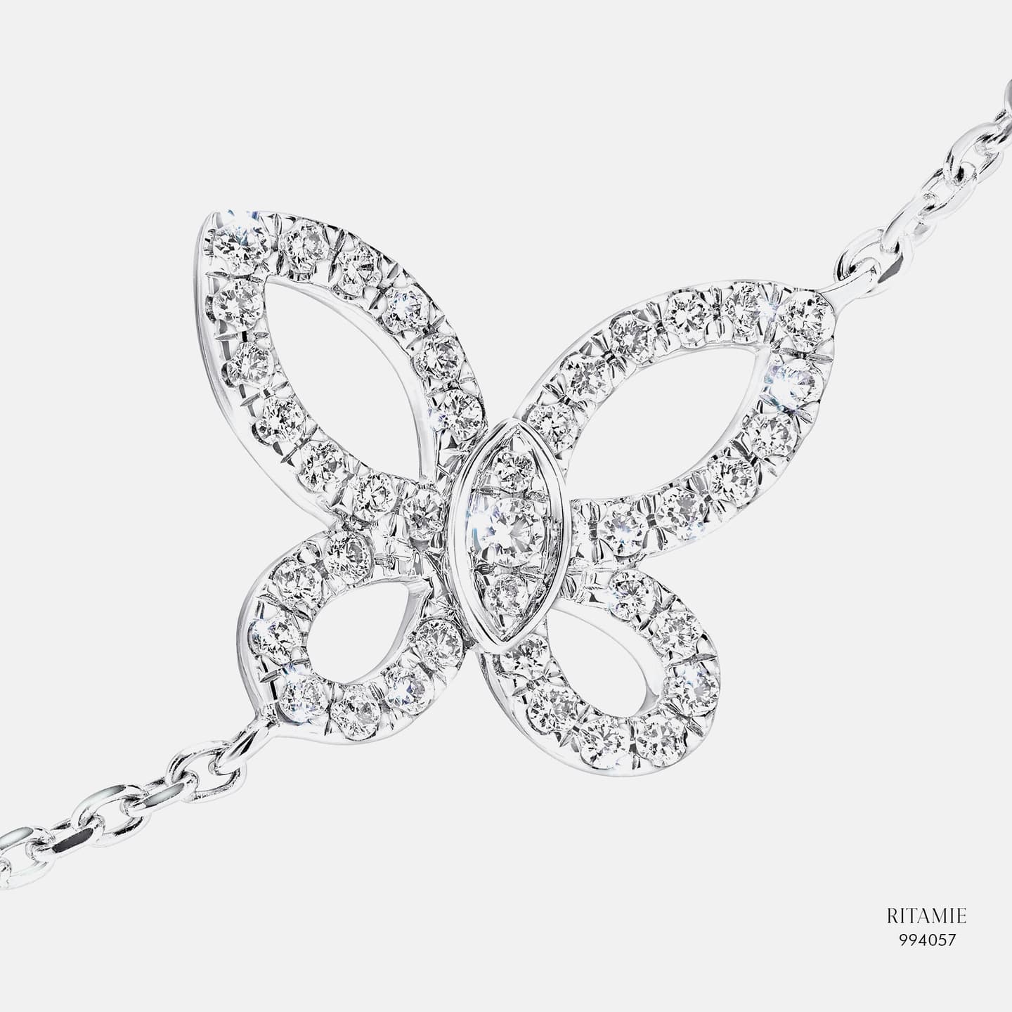 Butterfly Whispers Lab-Grown Diamond Bracelet 994057
