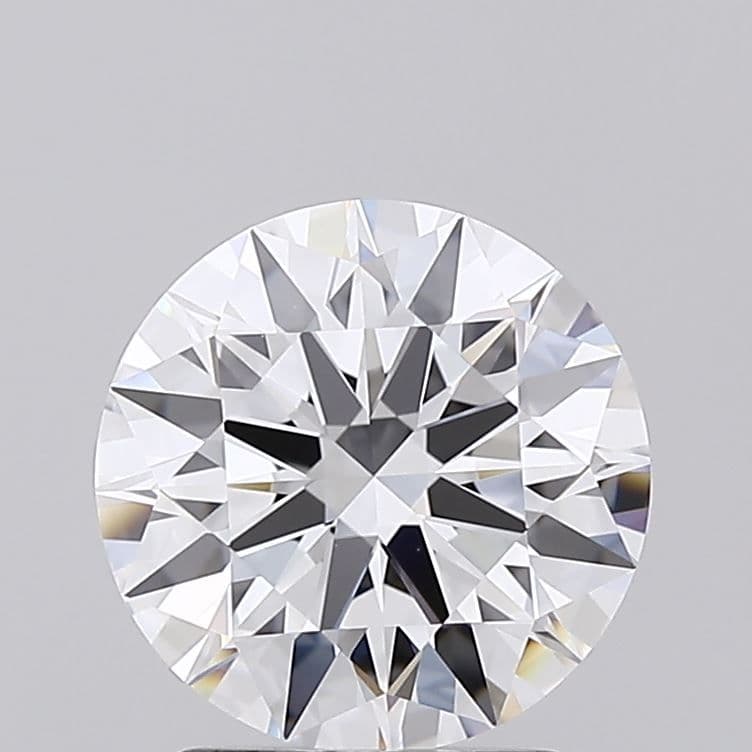 2.02 carat D FL ID ROUND Lab Grown Diamond IGI LG817693447 H&A