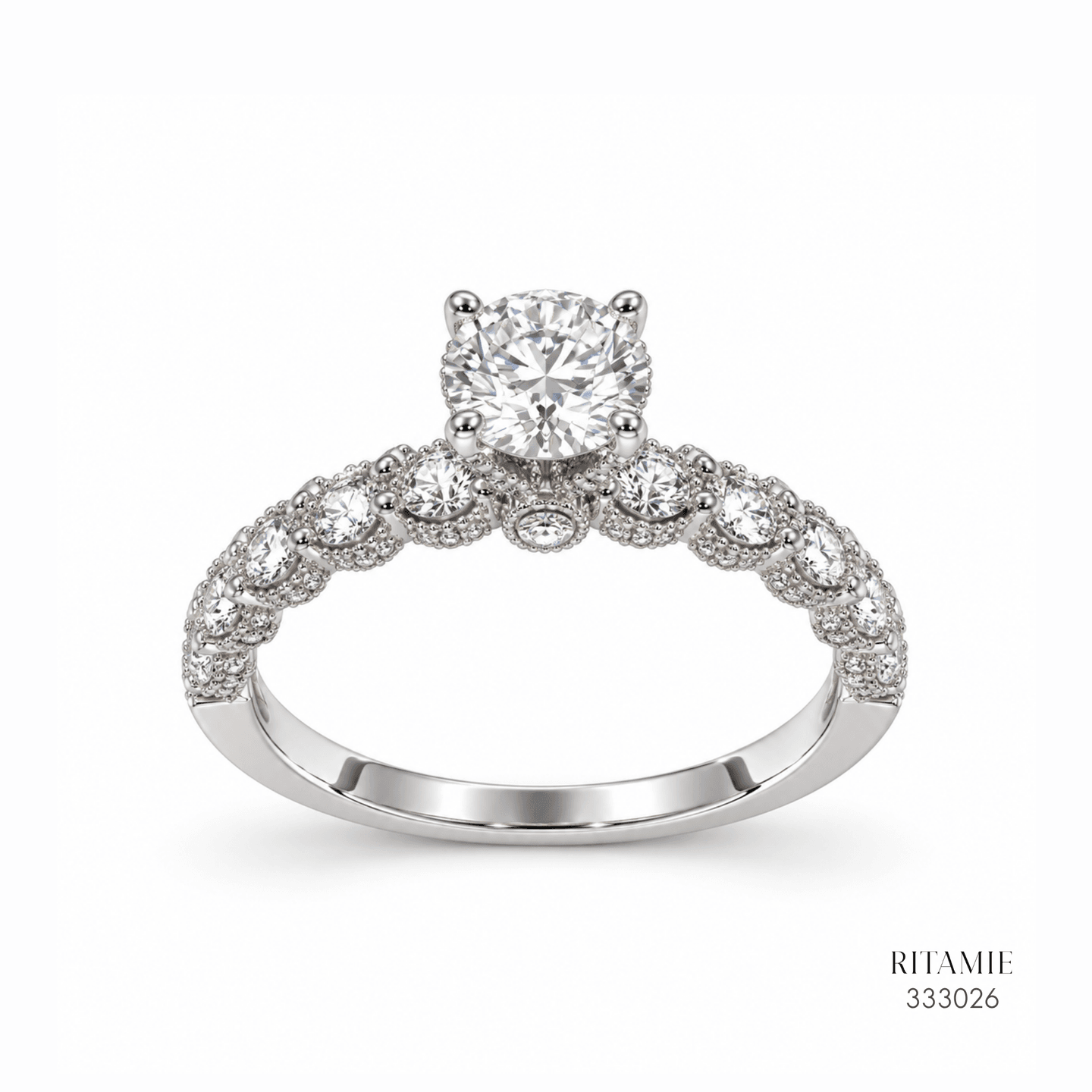 Round Diamond Engagement Ring 333026