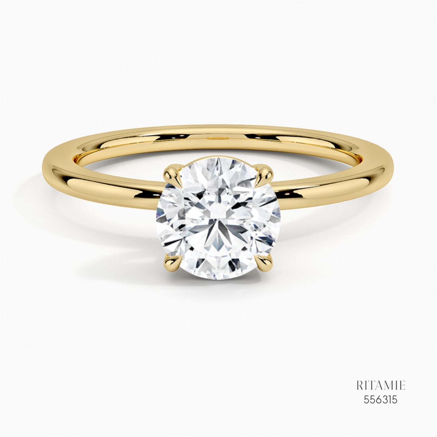Round Brilliant Solitaire Lab-Grown Diamond Ring 556315