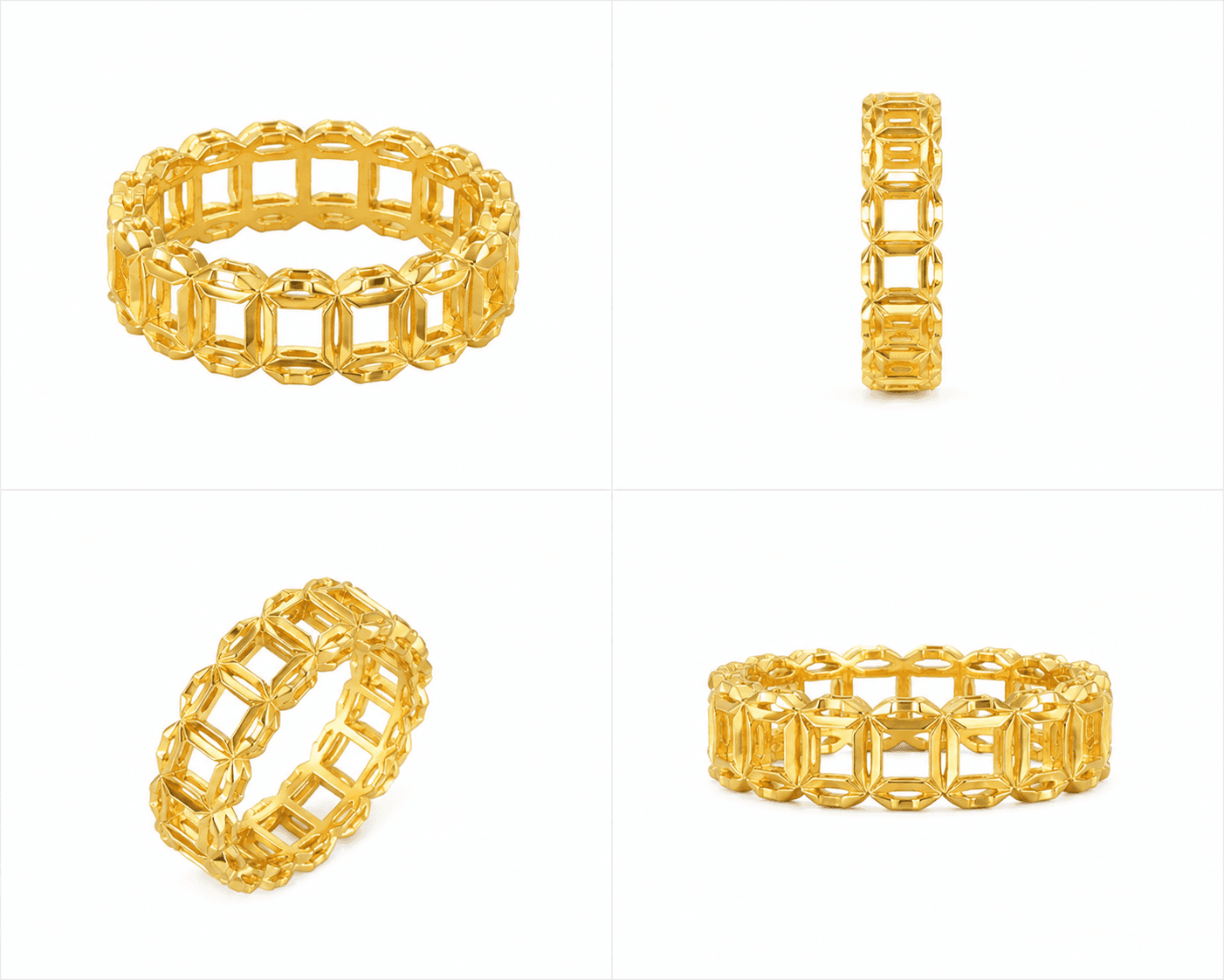 Fortune Eternity 14K Gold Ring 556235