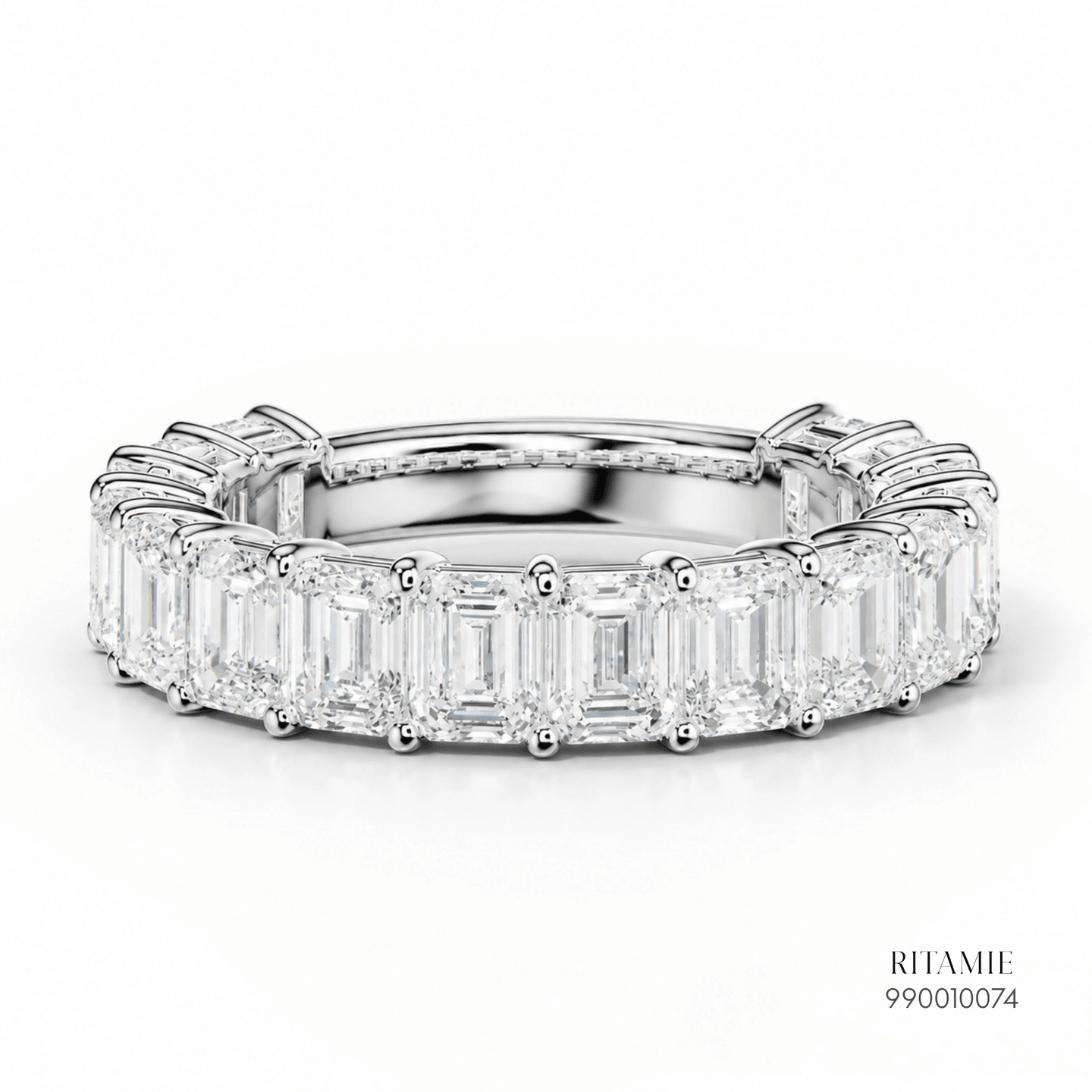 Emerald Cut Diamond Eternity Ring 990010074