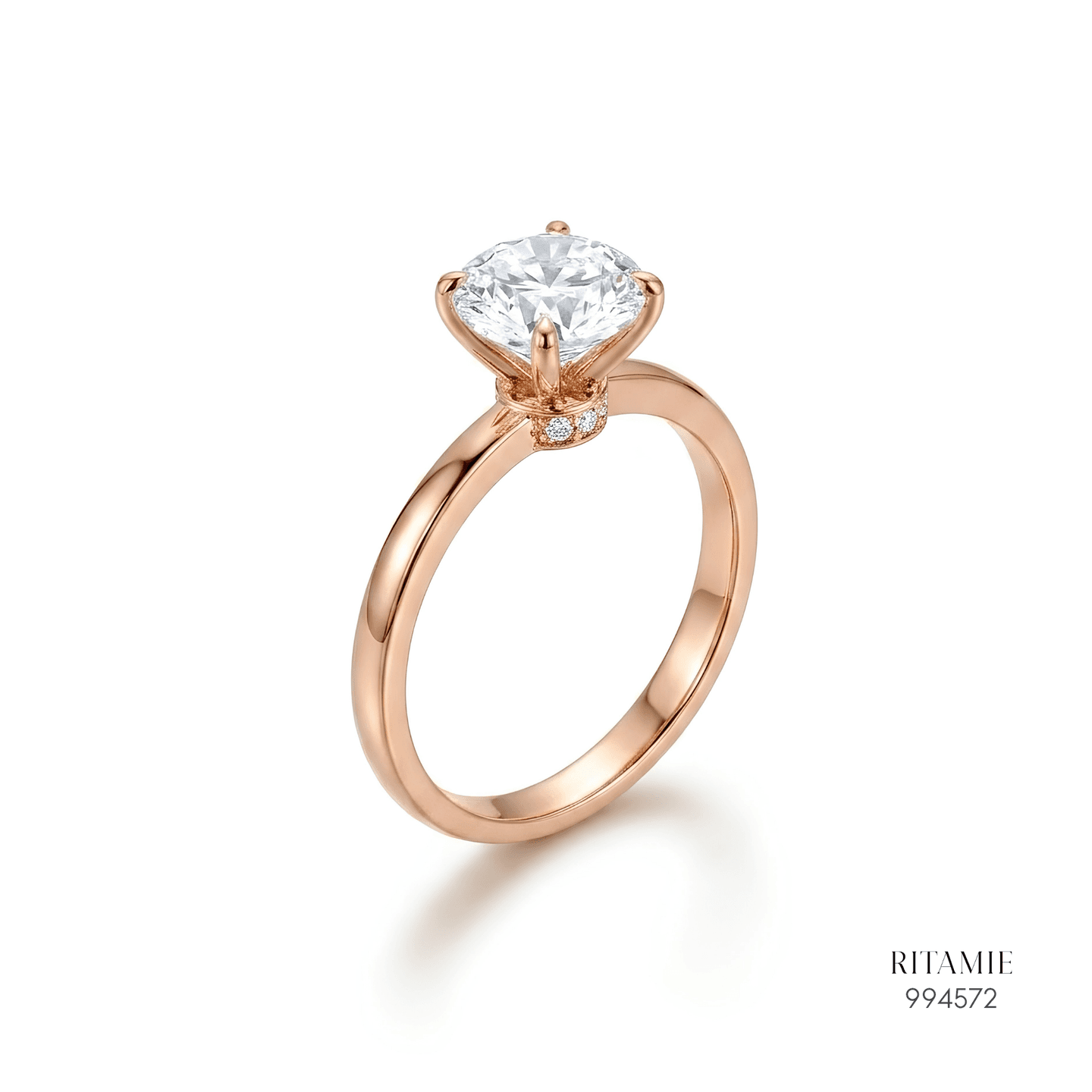 Classic Solitaire Lab Grown Diamond Ring – 2.51 ct 994572