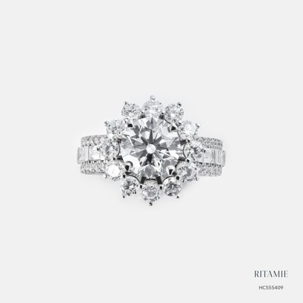 Pure Bliss 2ct Lab Diamond Ring – 10K White Gold HC555410