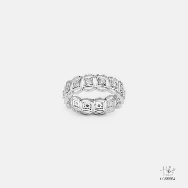 Mossanite Diamond Fortune Ring