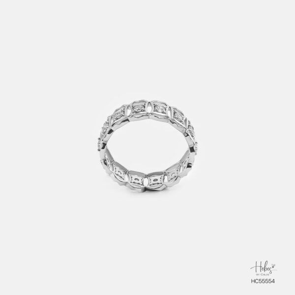Alternative view of Mossanite Diamond Fortune Ring