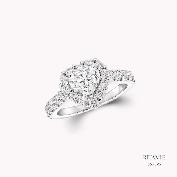 Eternal Heart Halo Lab-Grown Diamond Ring 555595