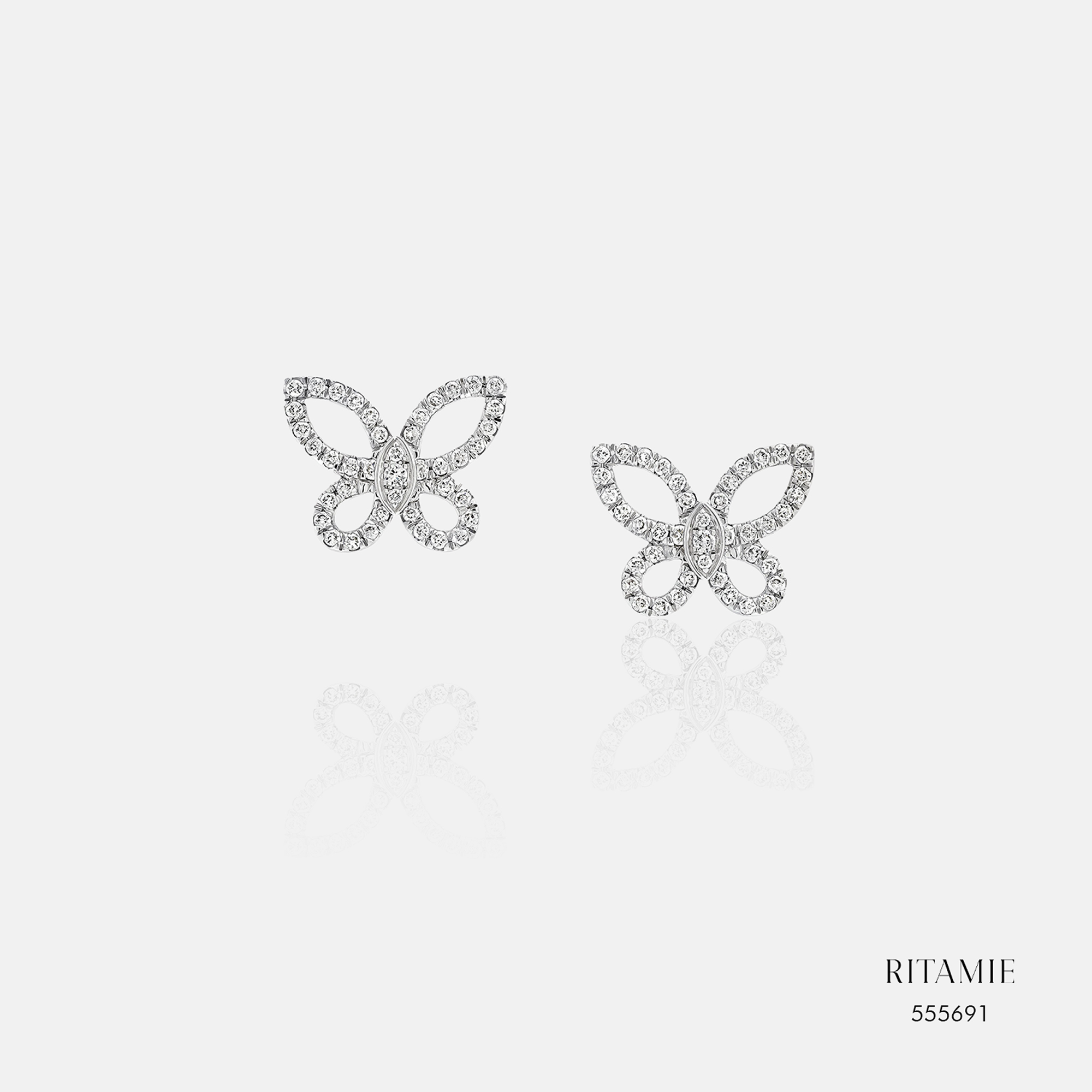 Butterfly Whispers Diamond Earrings 555691