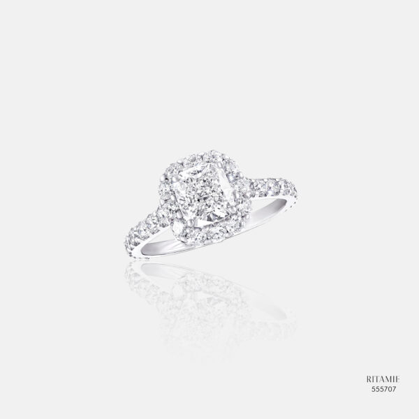 Radiant Crown Lab-Grown Diamond Ring 555708