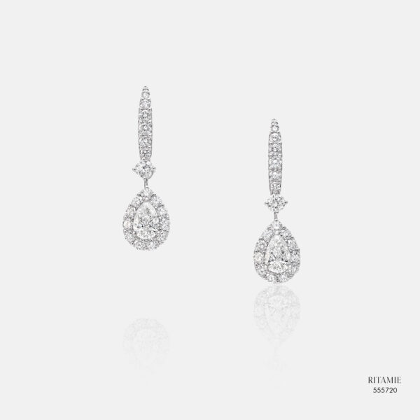 Élise Pear Lab-Grown Diamond Drop Earrings 555720