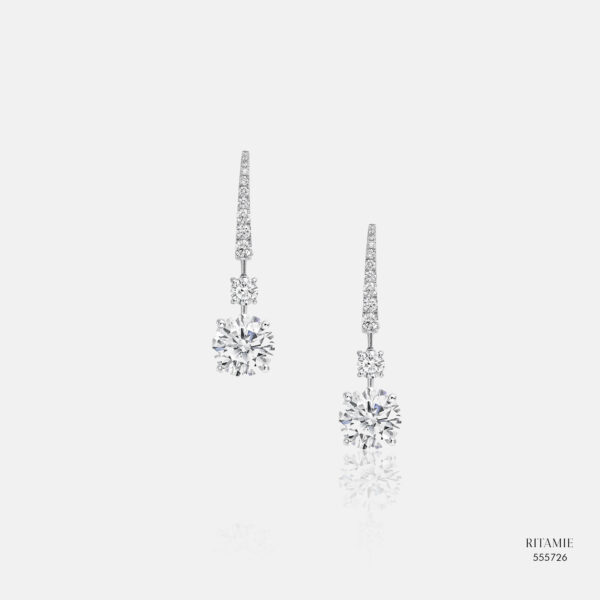 Lumière Lab-Grown Diamond Drop Earrings 555726