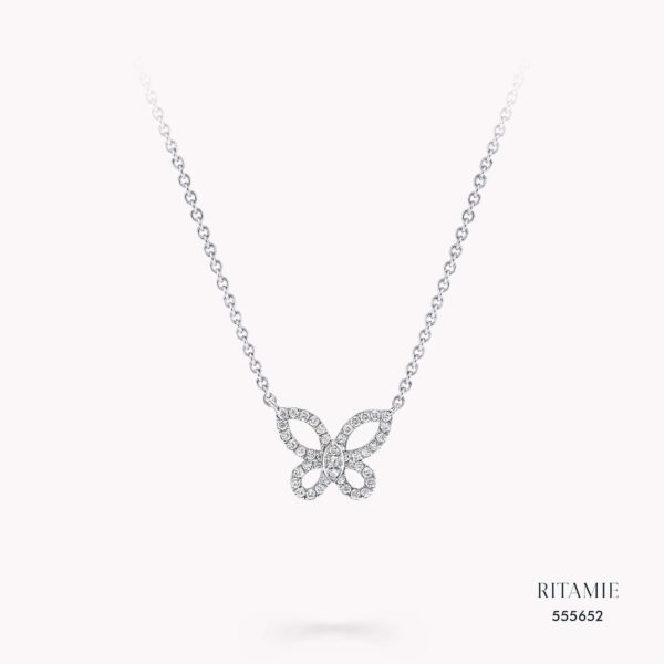 Butterfly Whispers Lab-Grown Diamond Necklace 555652