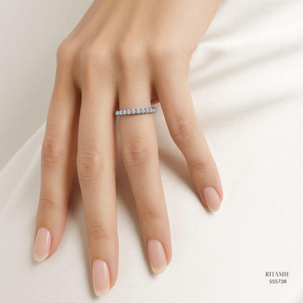 Alternative view of Infinity Classic Lab-Grown Diamond Ring 555738