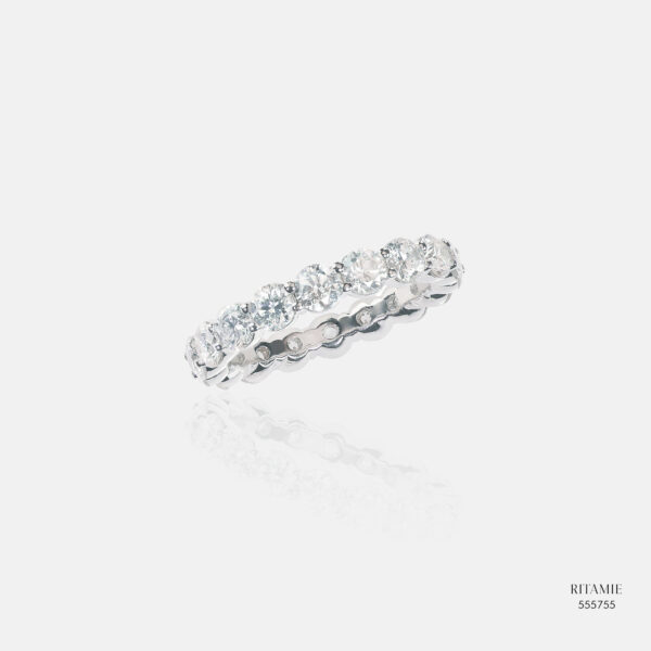 Classic Round Lab-Grown Diamond Eternity Band 555755