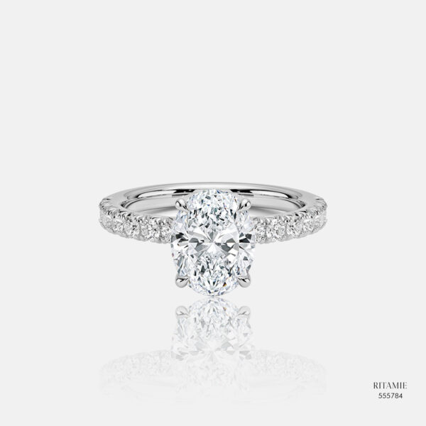 Aurora Solitaire Lab-Grown Diamond Ring 555784