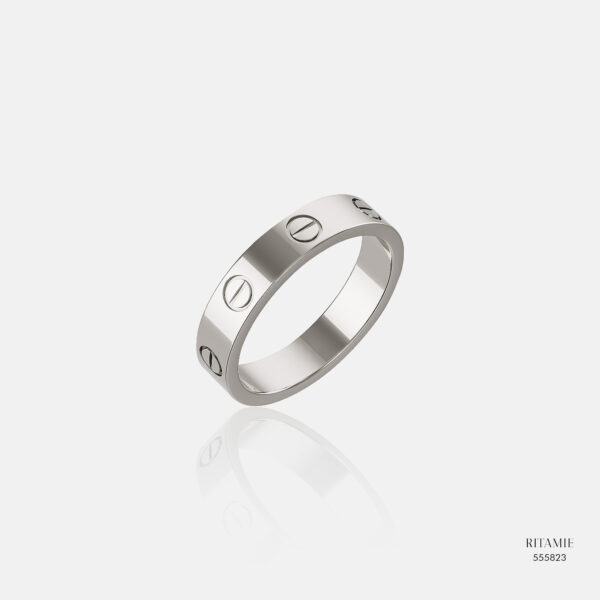 Alternative view of Vow Band White Gold Ring 555823