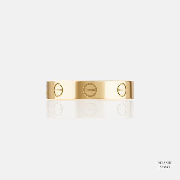 Vow Band Yellow Gold Ring 555825