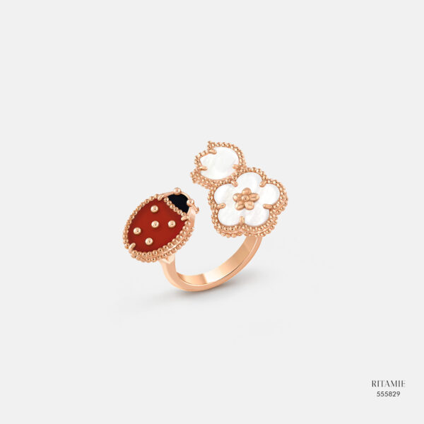 Lucky Garden Rose Gold Ring 555829