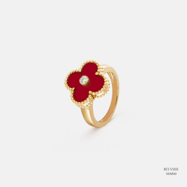 Crimson Clover Natural Diamond Ring 555830