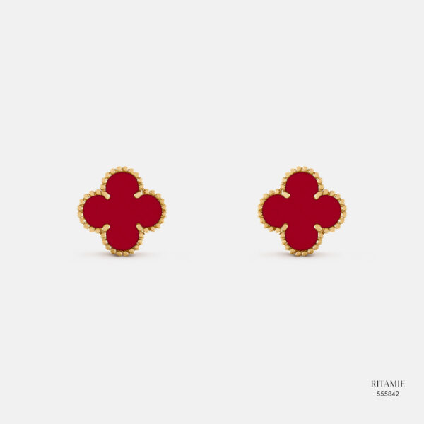 Crimson Grace Yellow Gold Earrings 555842