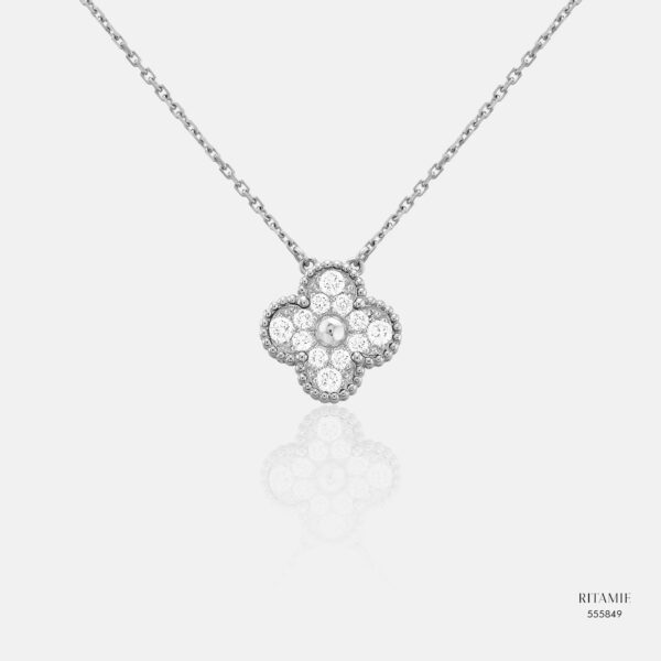 Stellar Bloom Natural Diamond Necklace 555849